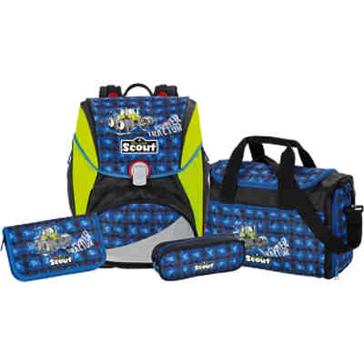 Scout Schulranzenset ALPHA Power Tractor, 4-tlg. (Kollektion 2017/2018) 2