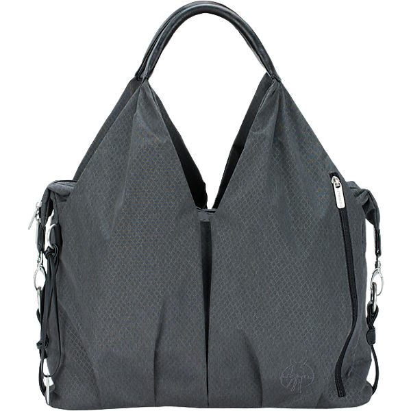 Wickeltasche Greenlabel, Neckline Bag Spin Dye, Black Mélange