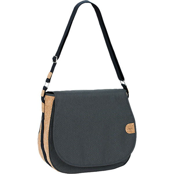 Wickeltasche Greenlabel, Saddle Bag, Black Mélange