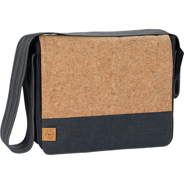 Wickeltasche, Casual, Messenger Bag, Cork, Dark Grey