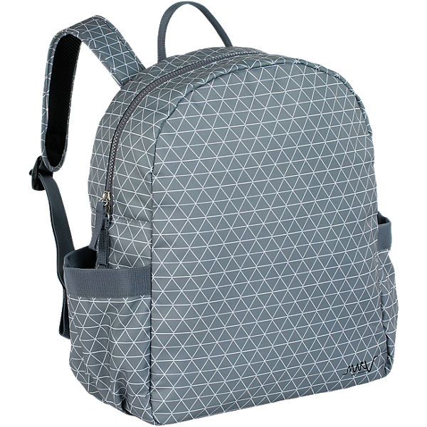 Wickelrucksack Marv, Backpack, Tiles grey