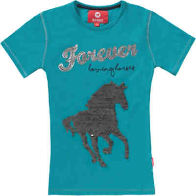 T-Shirt mit Wendepailletten für Mädchen