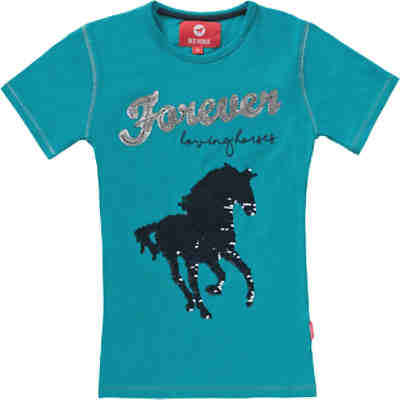 T-Shirt mit Wendepailletten für Mädchen 2