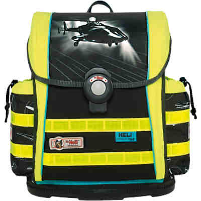 Schulranzenset ERGO Light 912 S DIN Heli mit Blinkfunktion, 4-tlg.