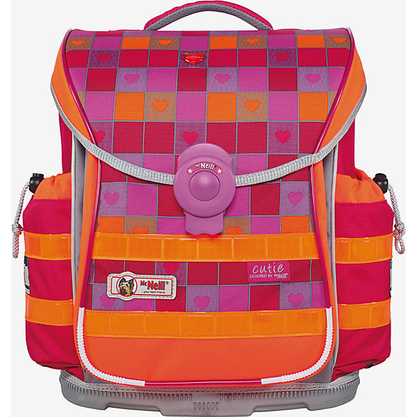 Schulranzenset ERGO Light PLUS DIN Cutie mit Blinkfunktion, 4-tlg.