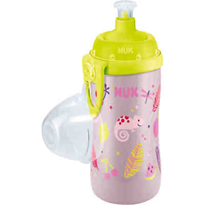 Trinkflasche Junior Cup, PP, 300 ml, Push Pull Tülle, auslaufsicher, rosa 2