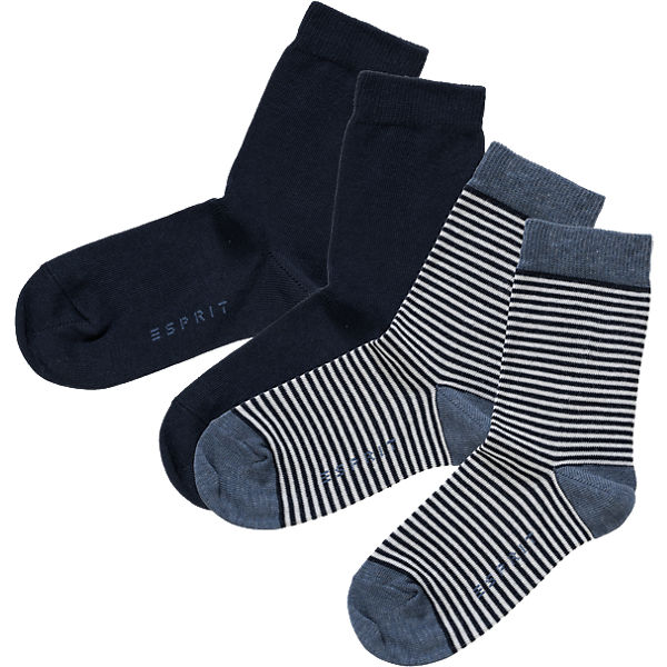 Kinder Socken Doppelpack geringelt