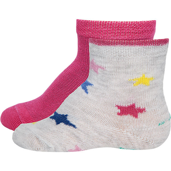 Baby Socken Doppelpack für Mädchen, Sternchen