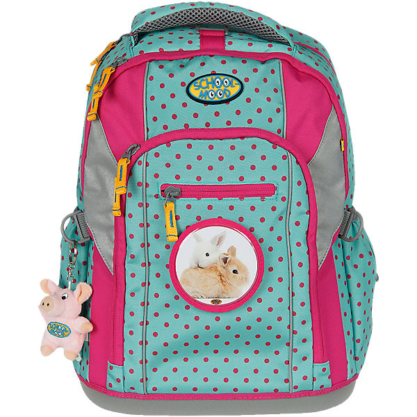 School-Mood Schulrucksack LOOP Hase, 5-tlg.