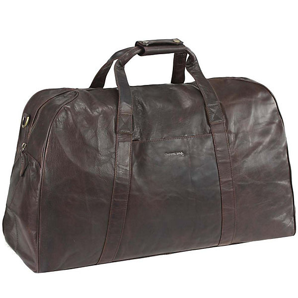 GreenLand NATURE Columbus Reisetasche Leder 61 cm