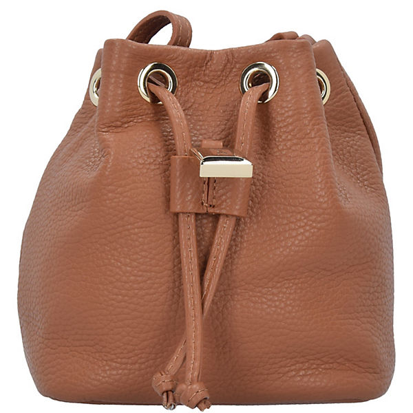 Patrizia Pepe Lock Fly Mini Bag Beuteltasche Leder 15 cm