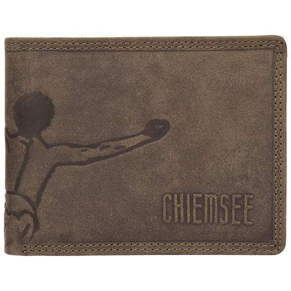 Chiemsee Vintage Herren Geldbörse Querformat Leder 12,5 cm mit Klappfach