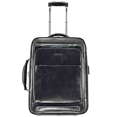 Piquadro Blue Square 2-Rollen Business Trolley Leder 53 cm Laptopfach
