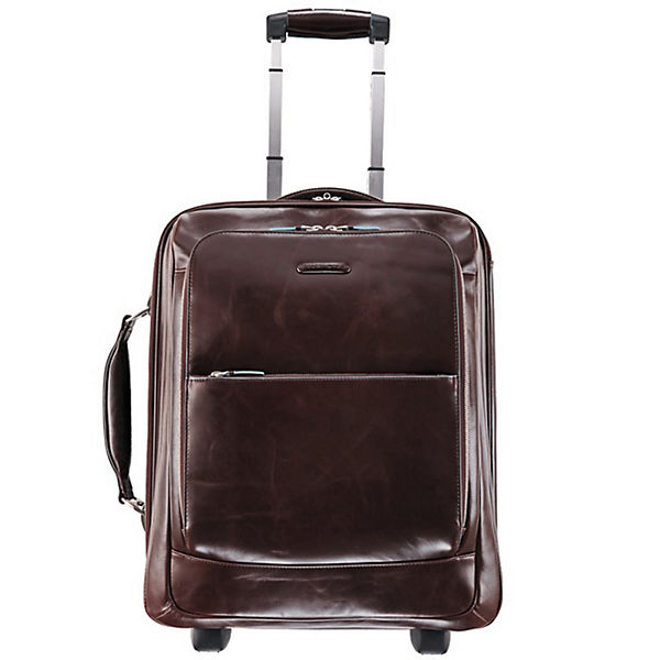 Piquadro Blue Square 2-Rollen Business Trolley Leder 49 cm Laptopfach