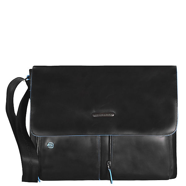 Piquadro Blue Square Messenger Leder 37 cm Laptopfach