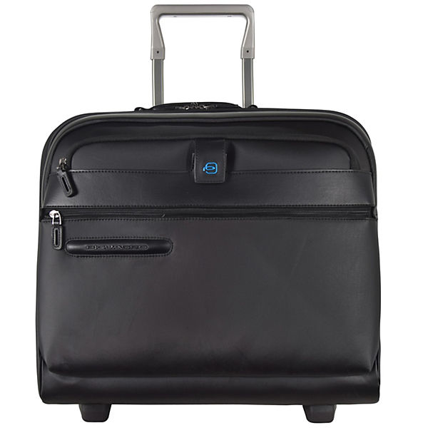 Piquadro Signo 2 2-Rollen Business Trolley Leder 43 cm Laptopfach