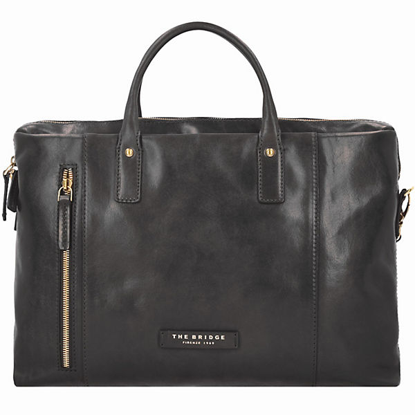 The Bridge Passpartout Donna Handtasche Leder 40 cm Laptopfach