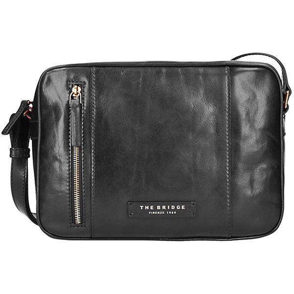The Bridge Passpartout Donna D/SLR Kameratasche Umhängetasche Leder 28 cm