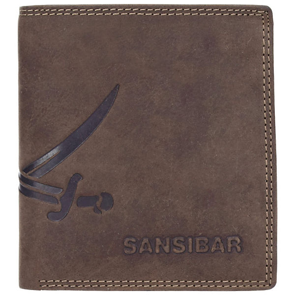 Sansibar List Hochformat Geldbörse Leder 11 cm mit Klappfach