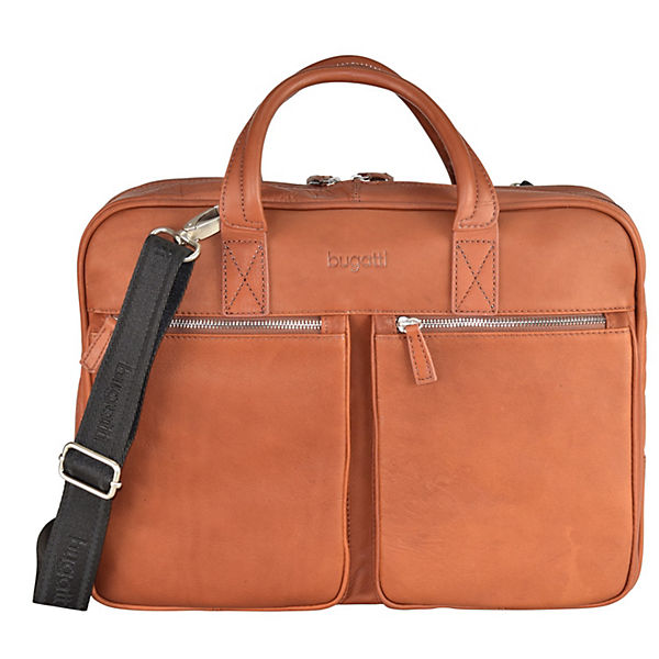 bugatti Sartoria Aktentasche Leder Laptopfach 40 cm