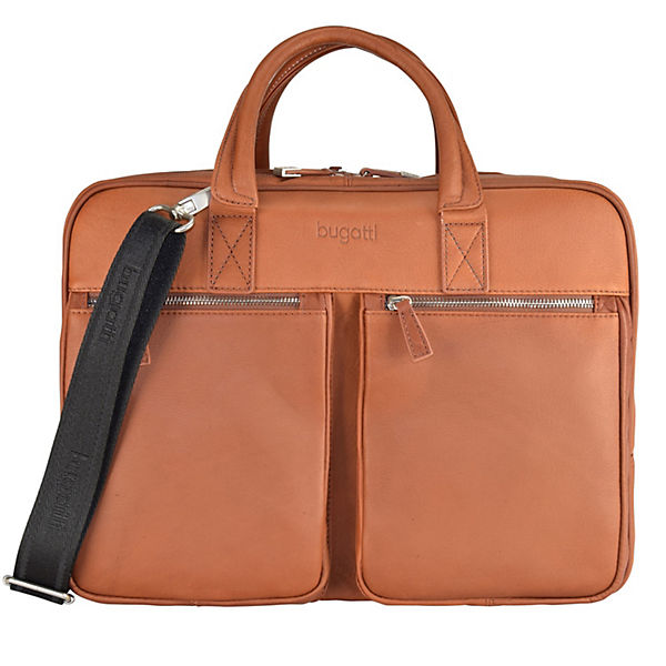 bugatti Sartoria Aktentasche Leder Laptopfach 40 cm