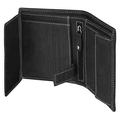bugatti Caracas Hochformat Geldbörse 493.425 Leder 10,5 cm mit Klappfach und Reißverschlussfach 2
