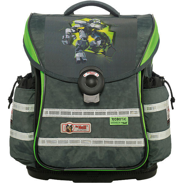 Schulranzenset ERGO Light PLUS Motion-Line Robotic , 4-tlg.