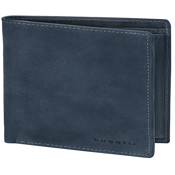 bugatti Quito Querformat Herren Geldbörse 493.408 Leder 12,5 cm mit Klappfach und Reißverschlussfach