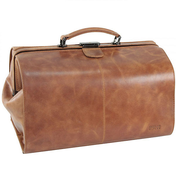 GreenLand NATURE Light Doc Case veredeltes Leder 41 cm