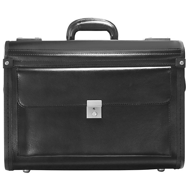 Dermata Pilotenkoffer Leder 46 cm
