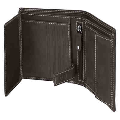 bugatti Caracas Hochformat Geldbörse 493.425 Leder 10,5 cm mit Klappfach und Reißverschlussfach 2