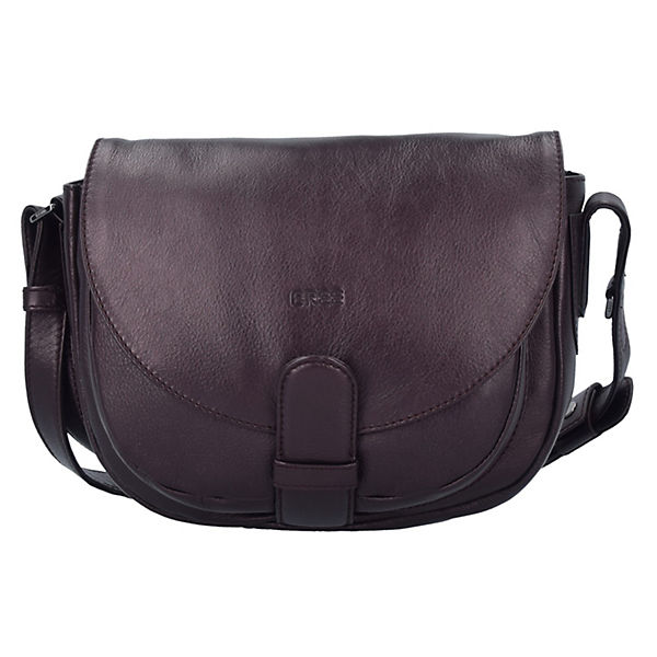 Lady Top 2 Umhängetasche Leder 28 cm