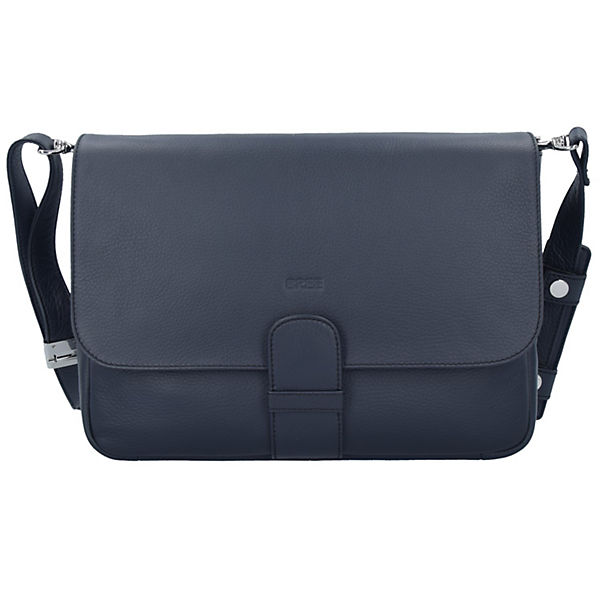 Lady Top 14 Messenger Umhängetasche Leder 33,5 cm Laptopfach