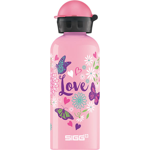 Alu-Trinkflasche Butterfly Love, 600 ml