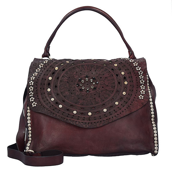 Echinacea Schultertasche Leder 39 cm