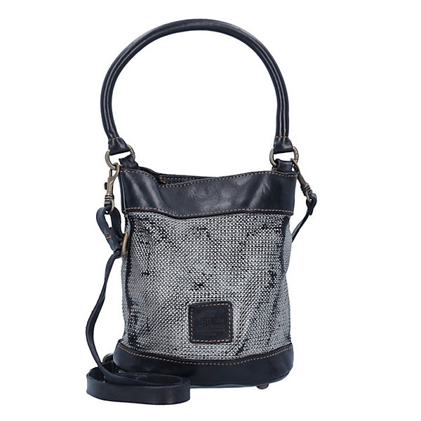 Fiore di Loto Schultertasche Leder 23 cm