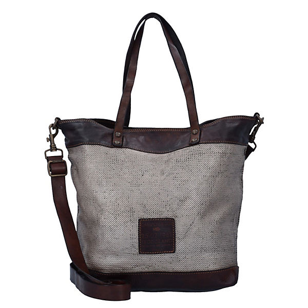 Fiore di Loto Schultertasche Leder 43 cm
