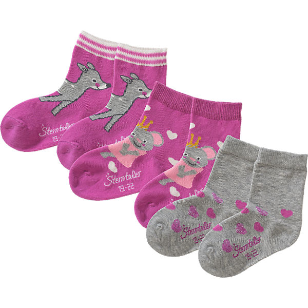 Socken 3er-Pack für Mädchen
