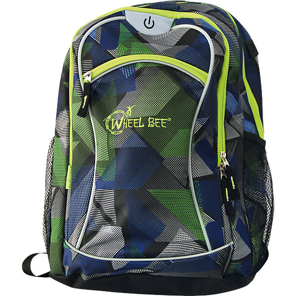 Wheel-Bee Rucksack, blau/grün