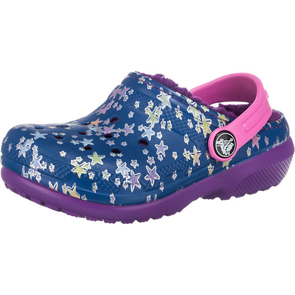 Clogs Classic Lined Graphic für Mädchen, gefüttert