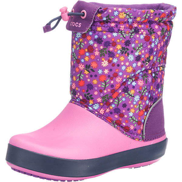 Winterstiefel Crocband LodgePoint Boot für Mädchen, gefüttert