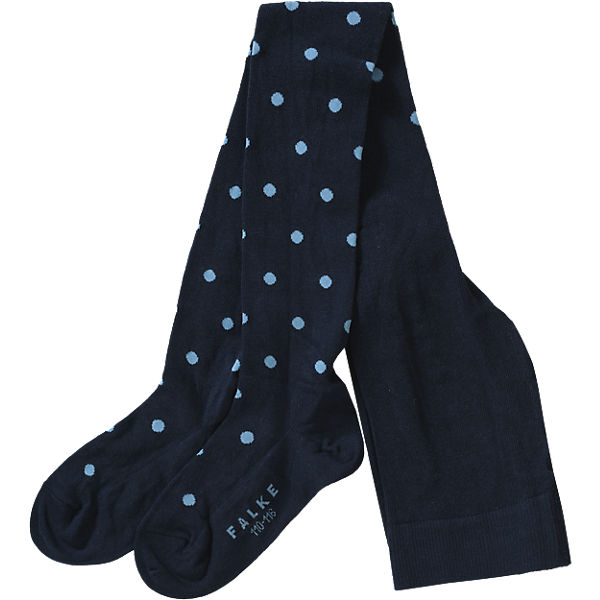 Strickstrumpfhose Dots für Mädchen, gepunktet