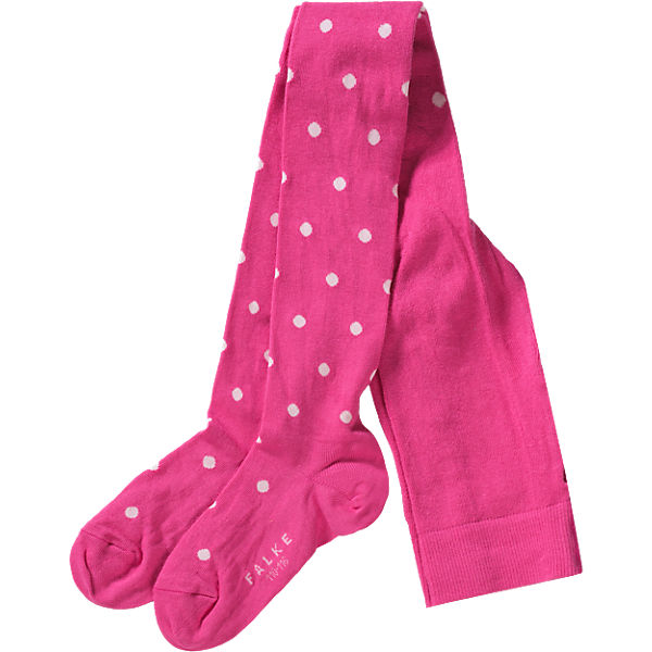 Strickstrumpfhose Dots für Mädchen, gepunktet