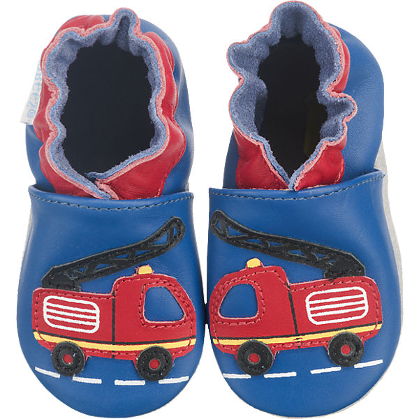 Krabbelschuhe FIRETRUCK für Jungen, Feuerwehr