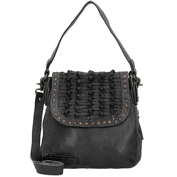 Schultertasche Leder 28 cm
