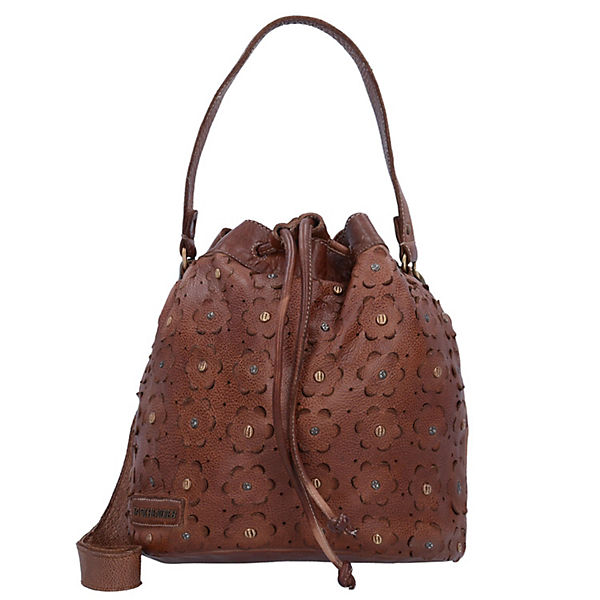 Beuteltasche Leder 34 cm