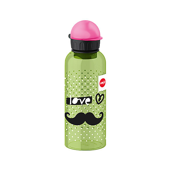 Trinkflasche KIDS TRITAN Moustache, 600 ml