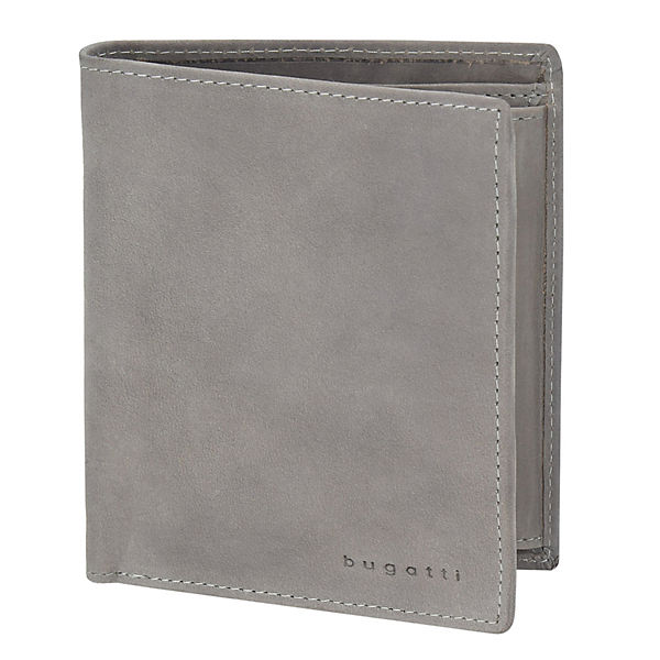 bugatti Quito Hochformat Geldbörse 493.409 Leder 10,5 cm mit Klappfach und Reißverschlussfach
