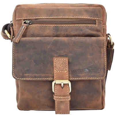 Vintage Umhängetasche Leder 20 cm Umhängetaschen