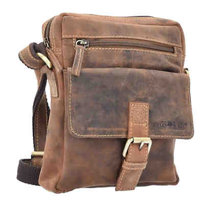 Vintage Umhängetasche Leder 20 cm Umhängetaschen 2